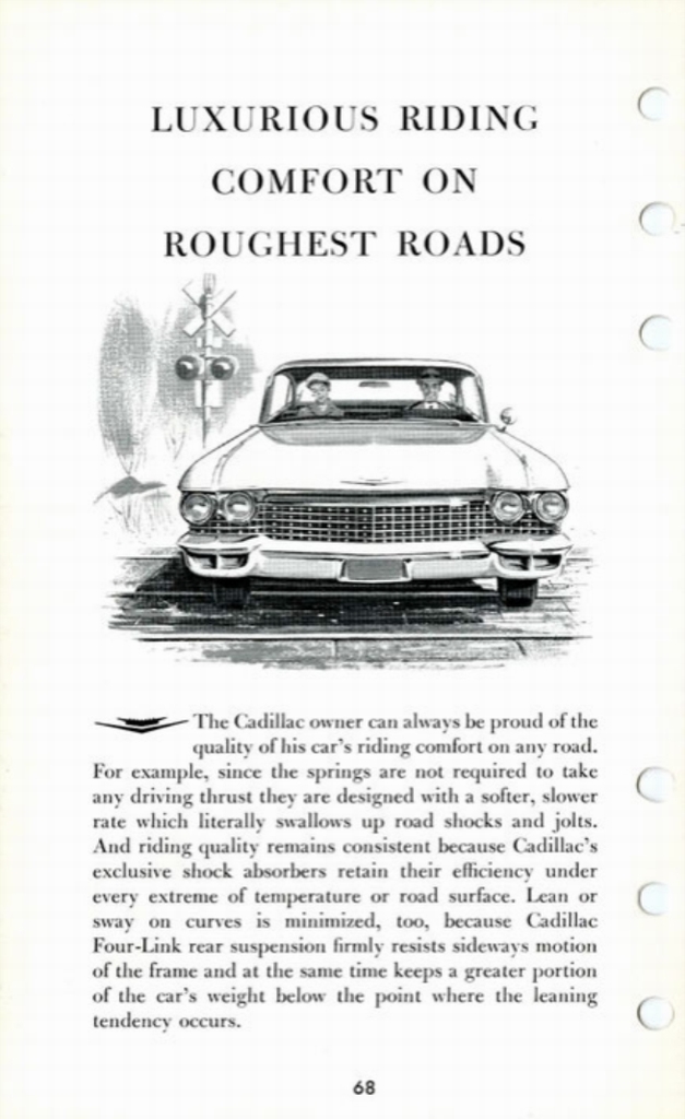 1960 Cadillac Salesmans Data Book Page 3